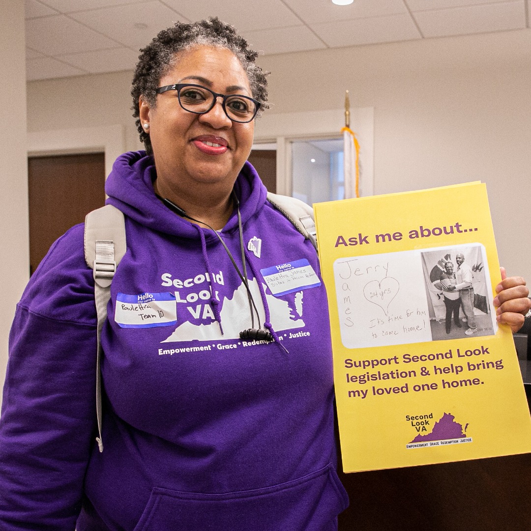 ACLUVA's tweet photo. TODAY 🚨 Show up for #SecondLookVA at 2 PM!

People change. We need a criminal legal system that recognizes the hard work people do to take accountability, rehabilitate themselves, and give back to their communities. 

Sign up to testify 📝  https://t.co/QvmRytovr9

#VALeg https://t.co/lMj6eVHMTq