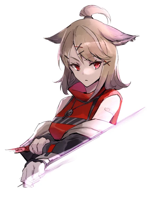 カッター #アークナイツ版深夜の真剣お絵かき60分一本勝負 
