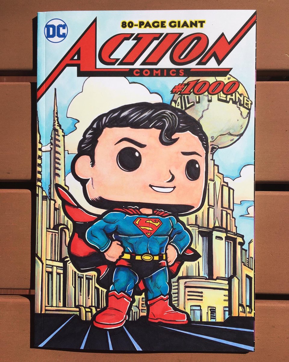 Superman

Inspired from Action Comics #1000 (2018) by #Jimlee & #ScottWilliams 

[CC#149]
#funko #dccomic #superman #funkoart #funkopopart #blanksketchcover #funkoartist #funkocomiccover #funkoartwork #clarkkent #actioncomics1000  #supermanfunkopop