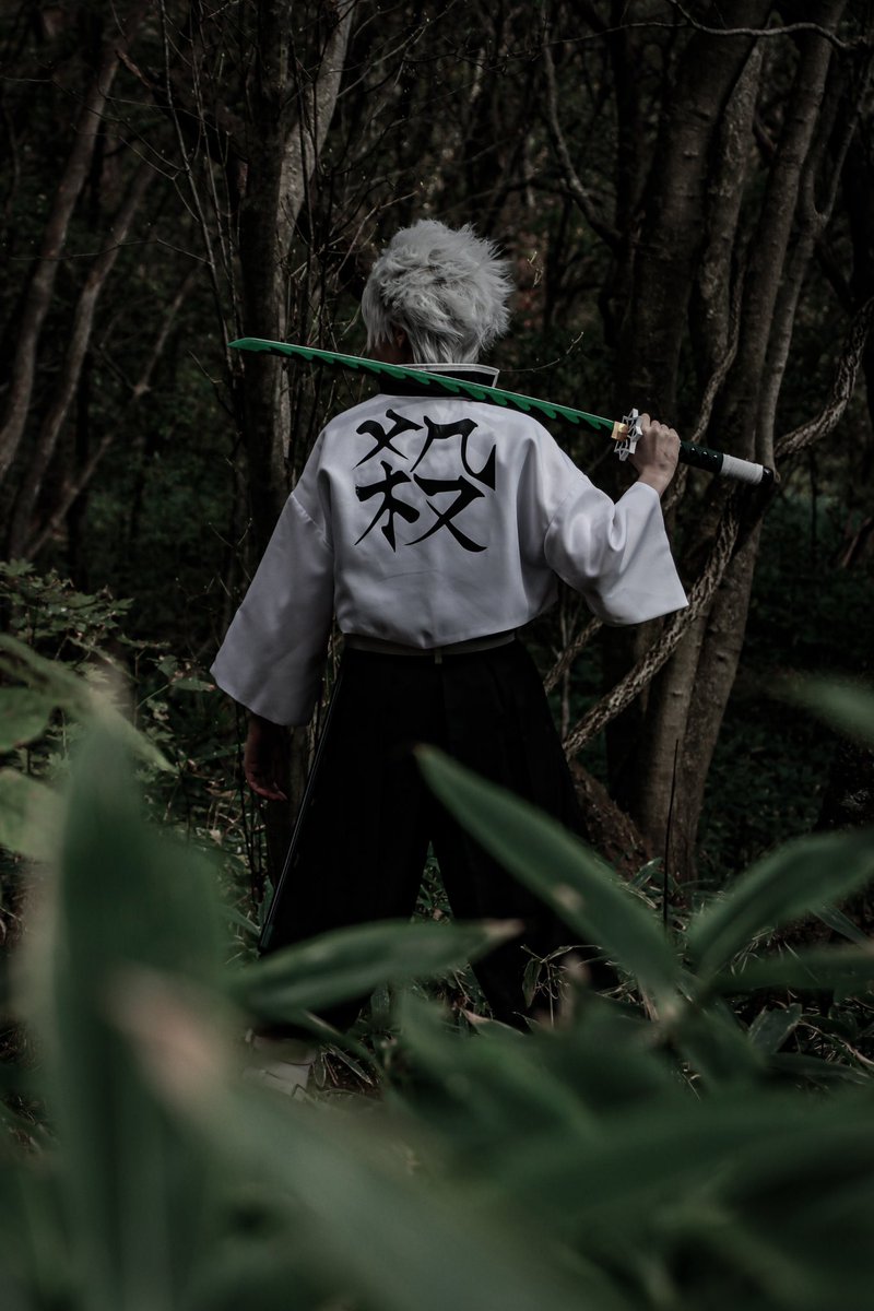 cos 鬼滅の刃▷不死川実弥 #コスプレ後ろ姿大会