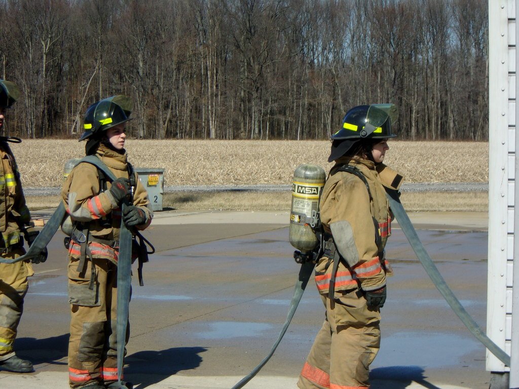 Fire & Rescue students working on some skills at the Versailles Fire Training Facility.
They were working some ladder, forcible entry, ventilation and hose advancement skills. Great job everyone! 
 #SCCexperience #SCClearning #SCCfirerescue #Firefighters #FireRescue
