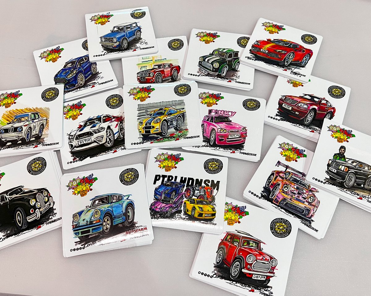 LNGraphicDesign's tweet image. Have you checked out @Popbangcolour latest batch of #ContinuousCar Stickers, which is your favourite? 🚗🖍

Full colour printed, laminated and die-cut sticker by @LNGraphicDesign

#lngraphicdesigns #popbangcolour #drawing #automotive #collectibles #stickers #decals #smallbusiness