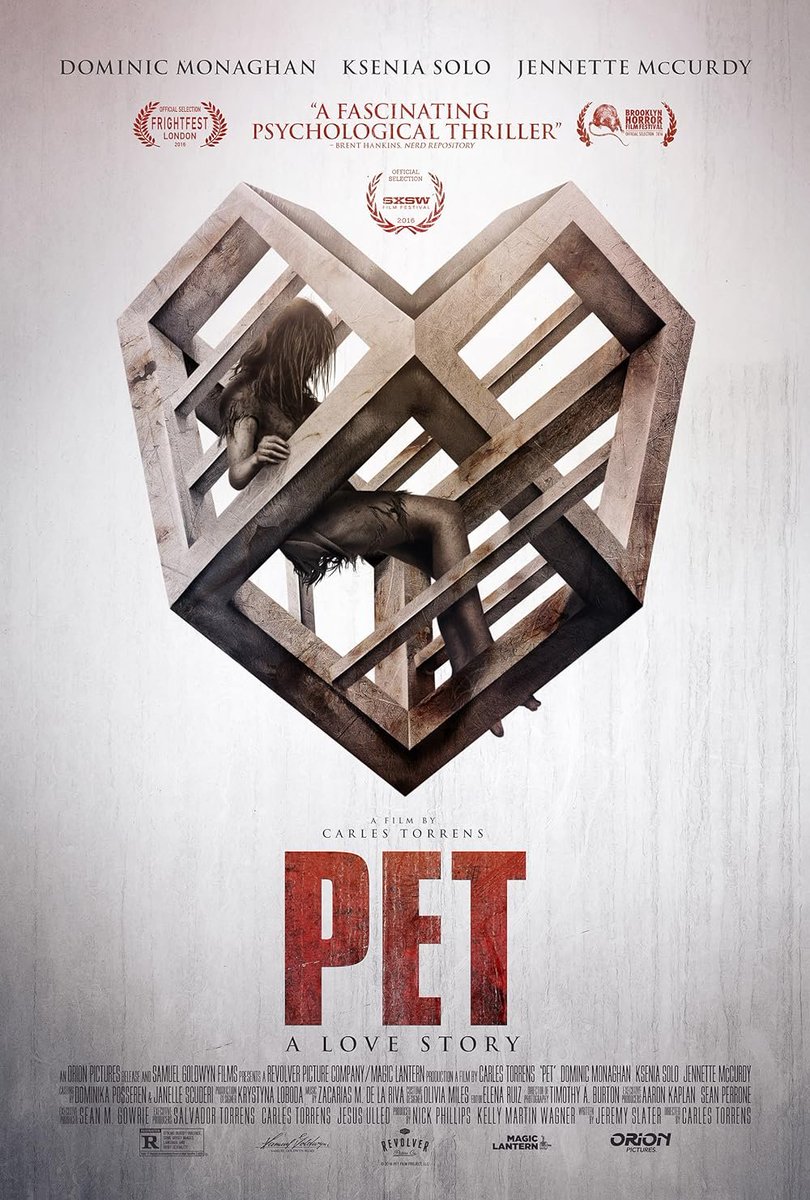 OldManBradPod's tweet image. Starting Wednesday off with a watch suggestion from @SaturatedInBlu! Pet from 2016 starring Dominic Monaghan. Let's Go! #horror #wednesdaywatchlist #nowwatching