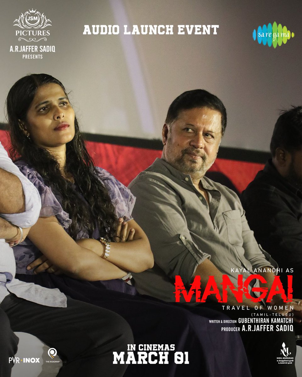 The young at heart ❤️#Jayaprakash and the talented director <a href="/halithashameem/">Halitha</a> from #MangaiAudioLaunch 

#MangaiFromMarch1