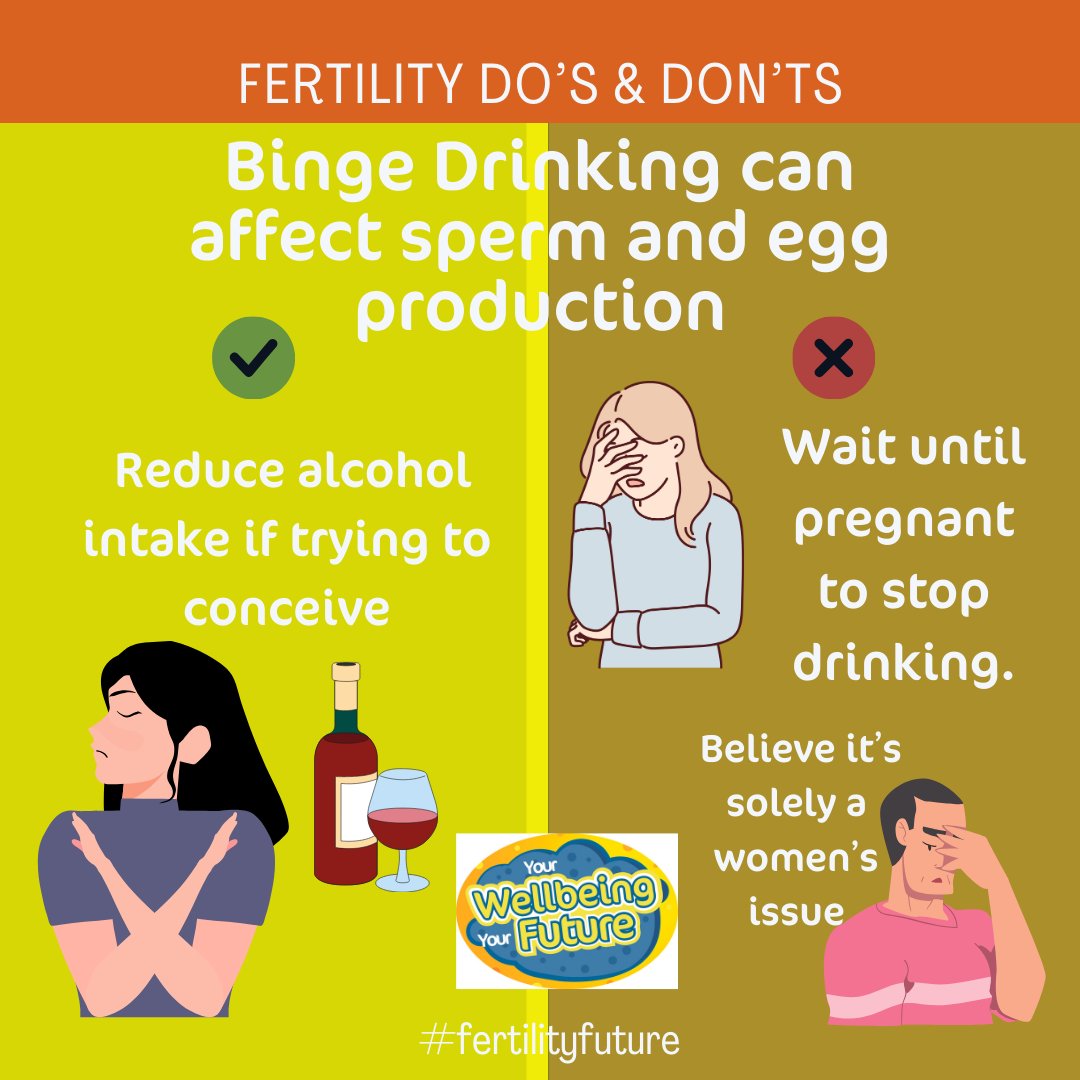 Fertilityfuture's tweet photo. Excess drinking of alcohol can affect your chances of starting a family in the future. Know the factors that can affect fertility. #fertilityfuture #fertilityeducation #fertilityawareness #wellbeing #selfcare #fyp https://t.co/KFJqvF8H17