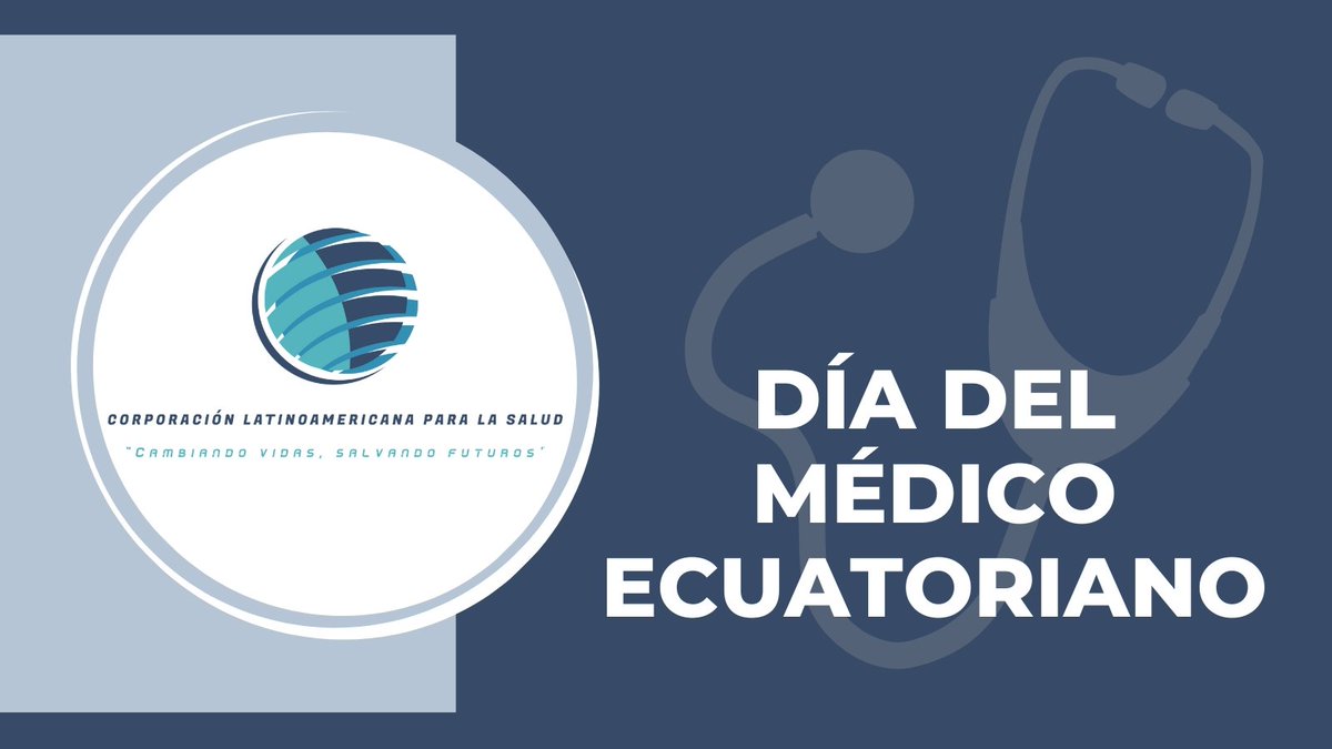saludlatam_org's tweet photo. Saludamos con gratitud y respeto a los médicos ecuatorianos en su día. 

Ustedes son una pieza fundamental en la construcción de sistemas sanitarios más justos, oportunos y resilientes.  

¡Gracias por su compromiso diario con el bienestar del 🇪🇨! 👨‍⚕️🧑‍⚕️⚕️ https://t.co/u6JcxnZKv5