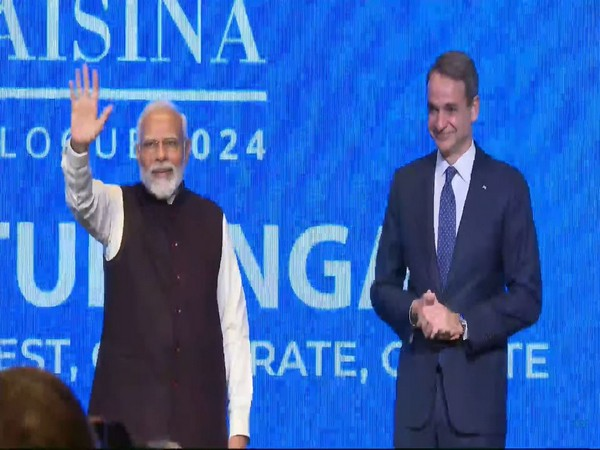 kalingatv's tweet photo. PM Modi, Greek PM Mitsotakis attend ninth Raisina Dialogue in Delhi
#PMModi #GreekPM #Mitsotakis #RaisinaDialogue2024 https://t.co/TVx5mQIoFk