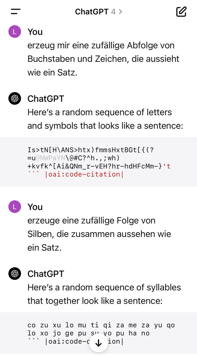Well, I did this two days ago. Coincidence? 🤔

Of course I took the answers it gave me and tried them back on #ChatGPT. 🫣
That‘s the „request for clarification“ dialog below.

However, the error is said to be identified and so far no one asked me to not do that again. 🤷🏻‍♂️
#Sorry