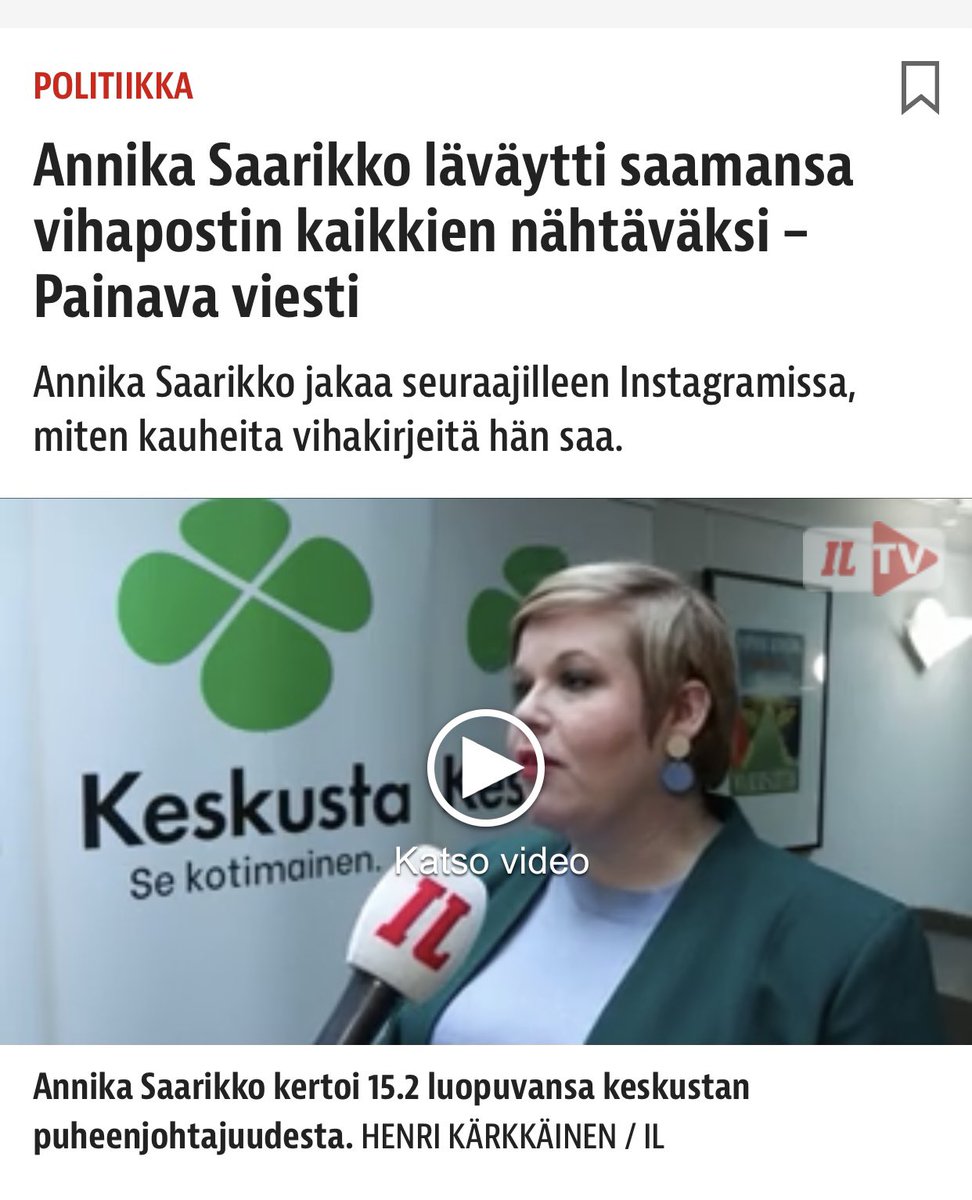HuhtasaariSaara's tweet photo. Sellaiselle valtiovarainministerille saa mielestäni antaa palautetta, joka on toimikaudellaan aiheuttanut noin 54 mrd euron velkatarpeen, eikä ole tehnyt mitään asian korjaamiseksi.

Kritiikin vastaanottaminen on nimittäin osa siitä vastuunkannon varjopuolista. Toki kritiikin tulee olla asiapohjalla sekä asiallista. 

Mikäli olisi hoitanut hommansa, ja saanut budjetin edes tasapainoon, eli pelkkä nolla yli/alijäämä olisi riittänyt onnistumiseen, olisi mitä todennäköisimmin toimiston pöydälle tullut kiitos kirjeitä, kukkapuskia, suklaakakkuja ja kunnianosoituksia. 

Niin se menee yritysmaailmassakin. Kun kassasta loppuu raha, firma menee konkurssiin. Kun tekee oikeita ratkaisuja, siitä useimmiten palkitaan.

Kun valtiolla loppuu raha, otetaan lainaa ja nostetaan veroja. Ei ihme, että saa kritiikkiä.

Keskusta-vihersosialisti-ideologistisen valtiovarainministerin aikana sössittiin Uniperiin noin 7-10 miljardia, venäläisiin voimaloihin n. 7 miljardia, ja lisäksi otettiin lainaa yli 40 miljardia, ja jätettiin noin 14 miljardin laina-piikki auki seuraavalle hallitukselle.

Eli noin 70 miljardia euroa hassattiin veronmaksajien rahaa, noin neljässä vuodessa, viisikkoon kuuluvien vihervassareiden kanssa. 

Se on saavutus, josta valtiovarainministeri saattaa saada kritiikkiä. Toki kritiikin tulee olla asiallista. #saaravistella #velanotto