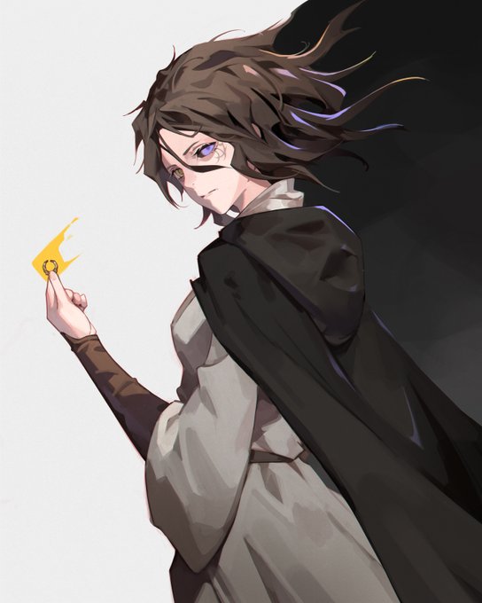 「black cloak long sleeves」 illustration images(Latest)