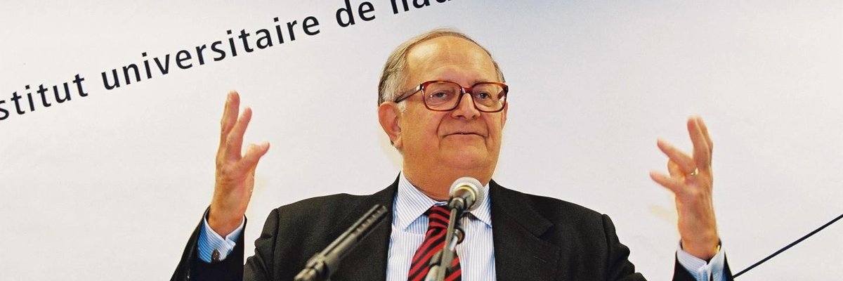 HOMMAGE À CORNELIO SOMMARUGA
Ancien président du CICR, ancien étudiant et ancien membre du Conseil de fondation de l’Institut, Cornelio Sommaruga est décédé à l’âge de 91 ans. La Genève internationale perd l’un de ses représentants les plus emblématiques. 
lnkd.in/eiiTcEiW