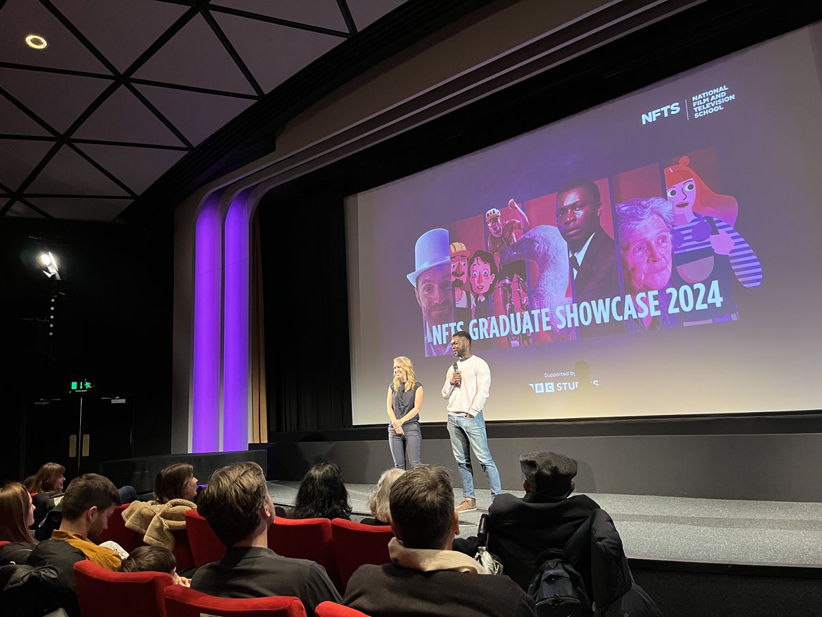 NFTSFilmTV's tweet image. #nftsgradshow2024 promises more unique storytelling &amp;amp; breakthrough talent on day 3 at @BFI Southbank!

Another epic day where industry friends join us to see the latest from #curation, #tventertainment, #marketing, #science &amp;amp; #commercials🌟

Supported by @bbcstudios