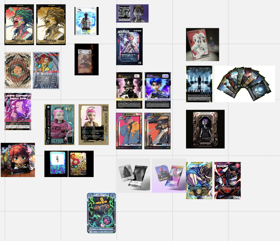 Putting these amazing works on a Miro board in preparation for the next steps!

Artists, what's one of your takeaways from participating in this contest?