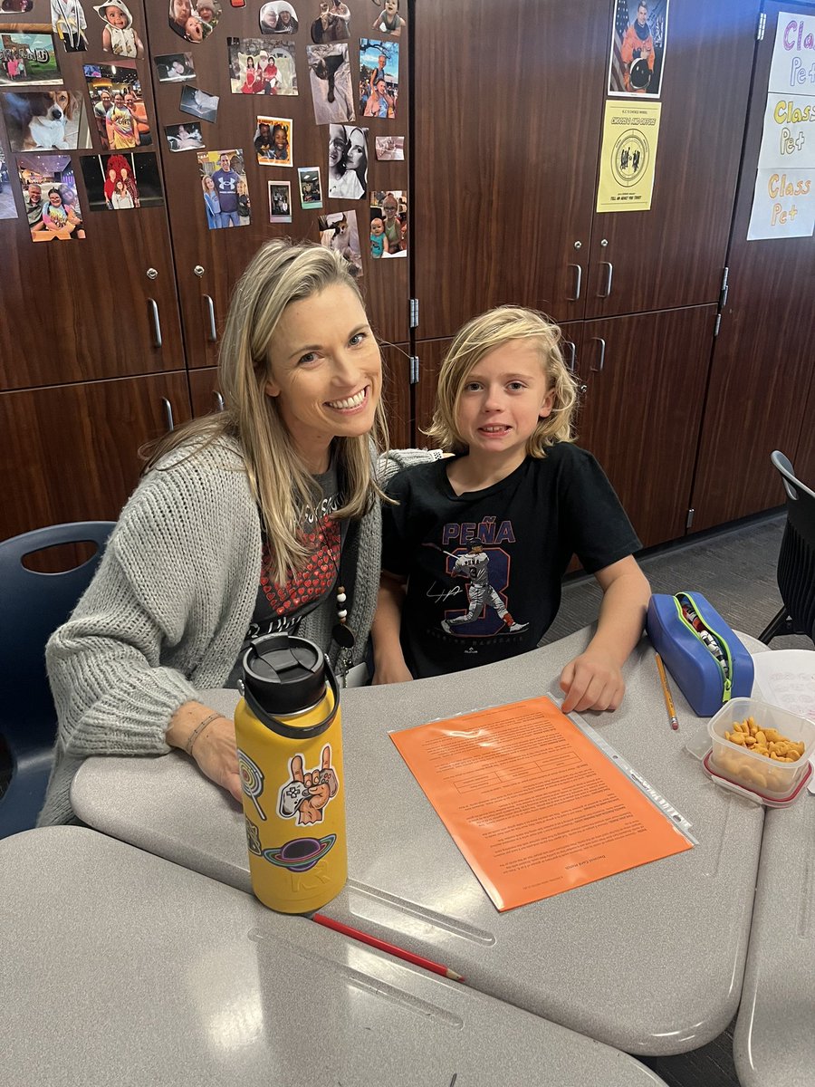 SwancoS's tweet image. So fun when we get to have @CFISDWells parents engage in learning with their students. Bonus that I’m lucky enough to pop into my sweet daughter’s class to join in on a @gimkit #ExploreWells