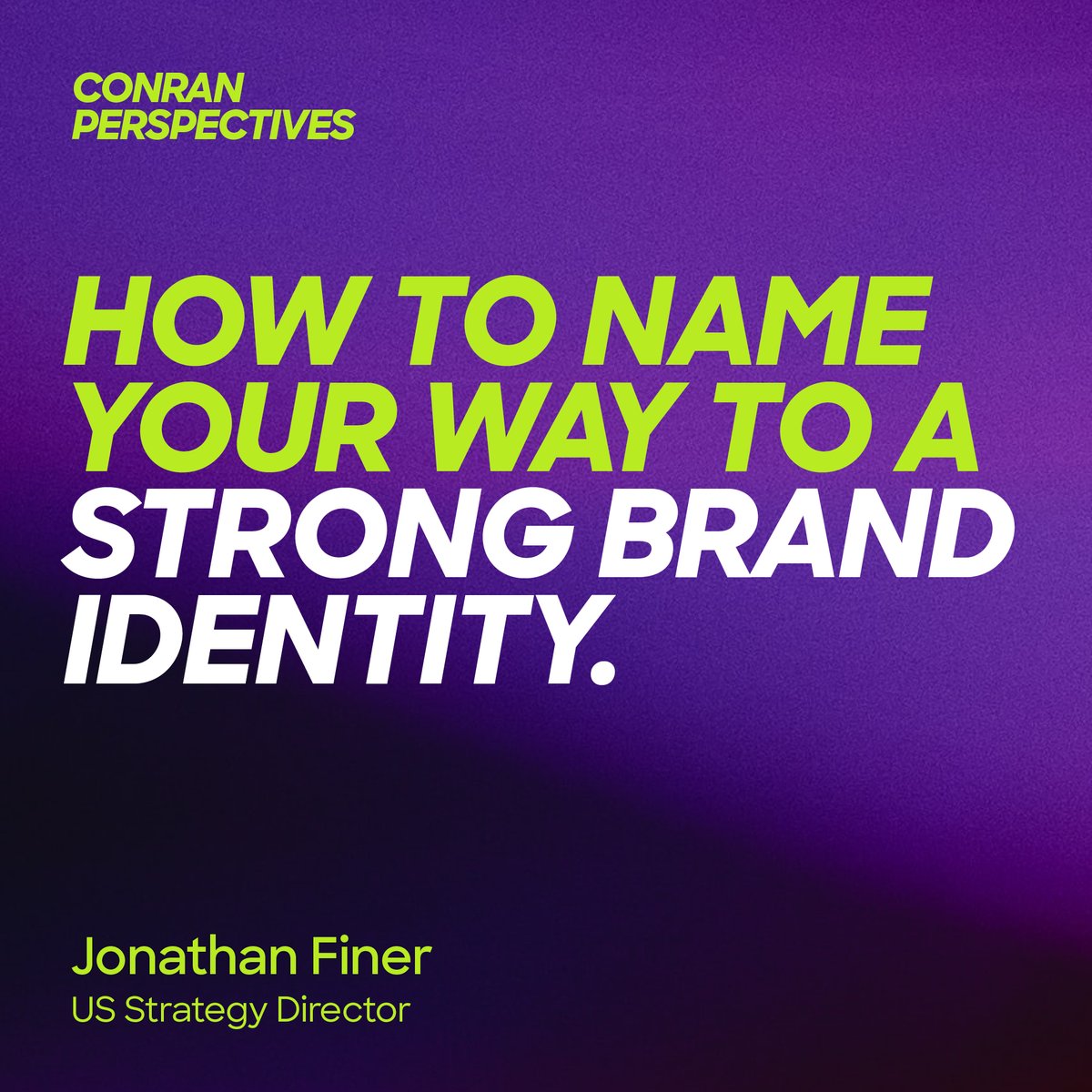 US Strategy Director Jonathan Finer on why naming is so integral to brand identity – and the stories behind some of the most celebrated brand names in the world. Read the article here: bit.ly/3s49AJn #verbalidentity #brandstrategy #naming