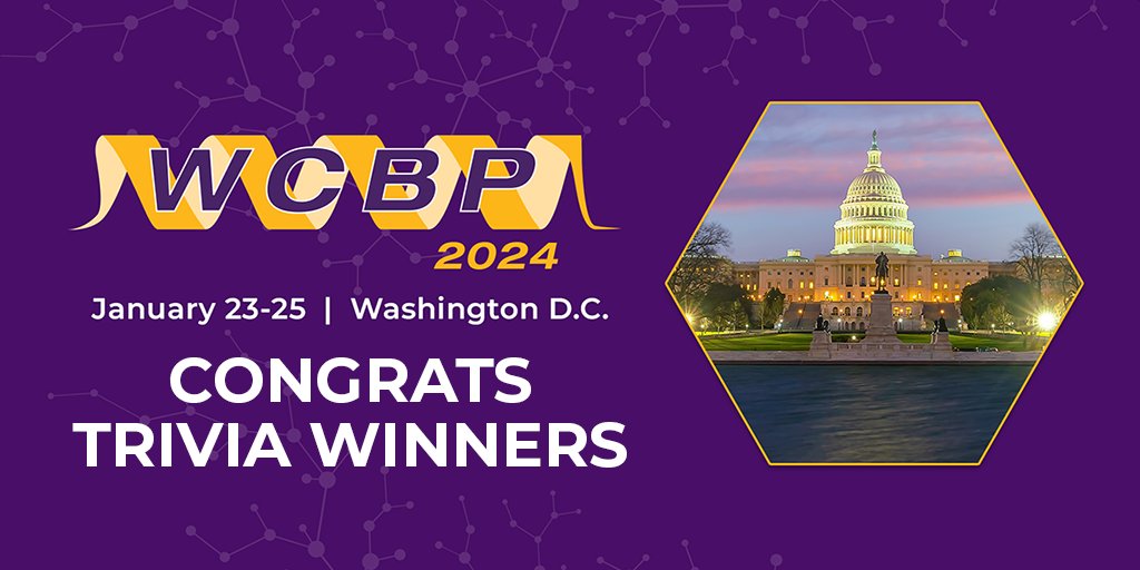 A big thank you to our exhibitor partners and attendees who participated in this year’s challenge! The winners, who submitted the most correct answers, are: 1st Place – Mariana Dimitrova; 2nd Place – Amisha Nair; 3rd Place – Venu Srivastav Kannegalla
#casss #wcbp2024 #wcbp