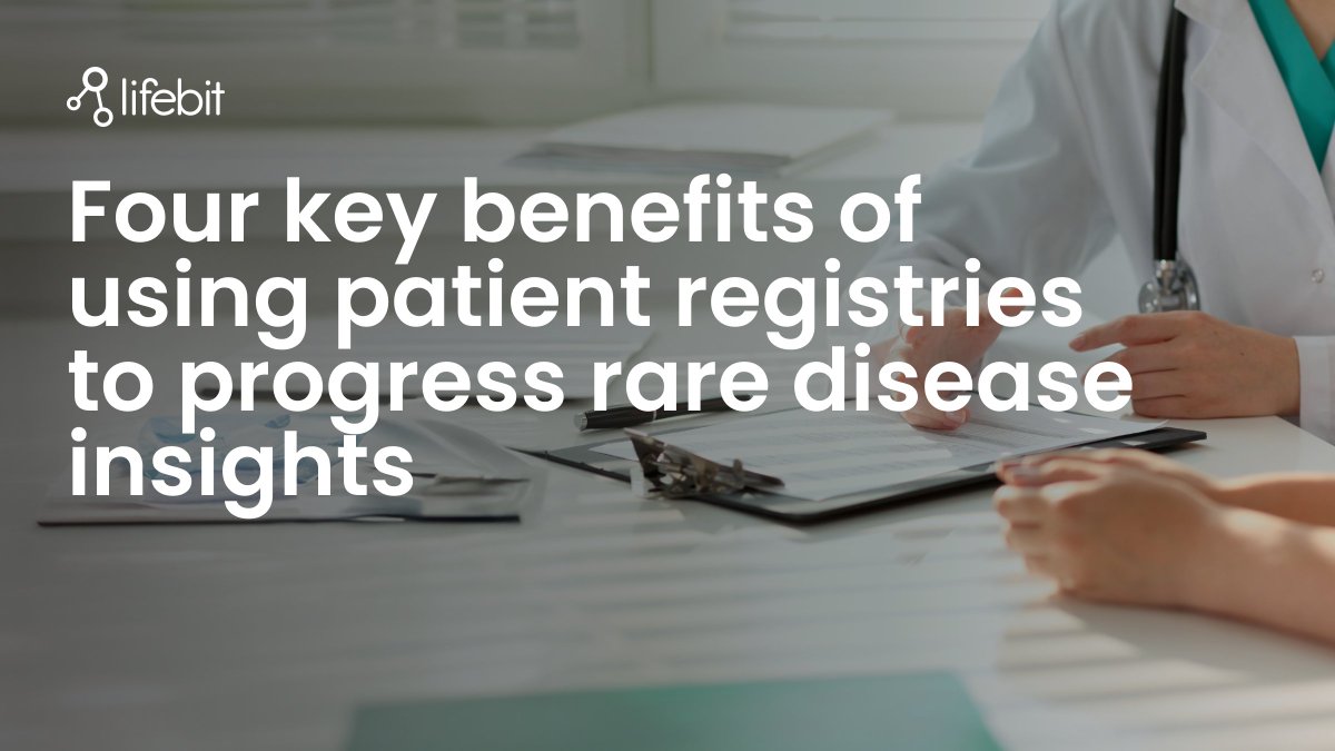 thorbenseeger's tweet photo. Excited to share insights from @lifebitAI's latest blog showcasing the vital role of patient registries in advancing rare disease research. Uncover the four key benefits propelling progress in healthcare solutions. https://t.co/7pOJFUxakg #RareDisease #PatientRegistries #Lifebit https://t.co/OpWlXl4BQL