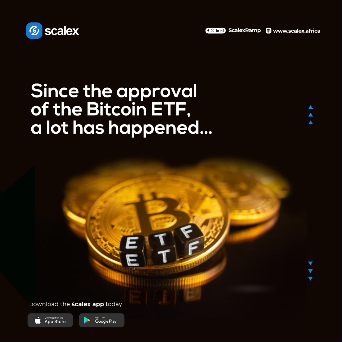 ScalexRamp's tweet image. Over a month ago, the crypto industry entered a new phase after the SEC approved spot Bitcoin Exchange Traded Funds (ETFs).

Since then, a lot has changed, and as Sule always says, “it's important to keep up with the markets”.

We have put together some of the milestones that…
