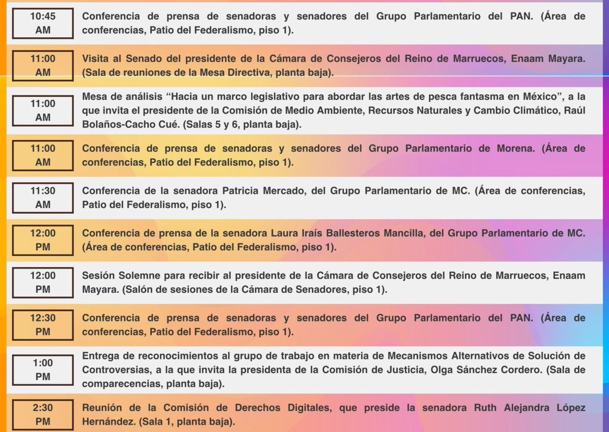 Senado de México tweet media