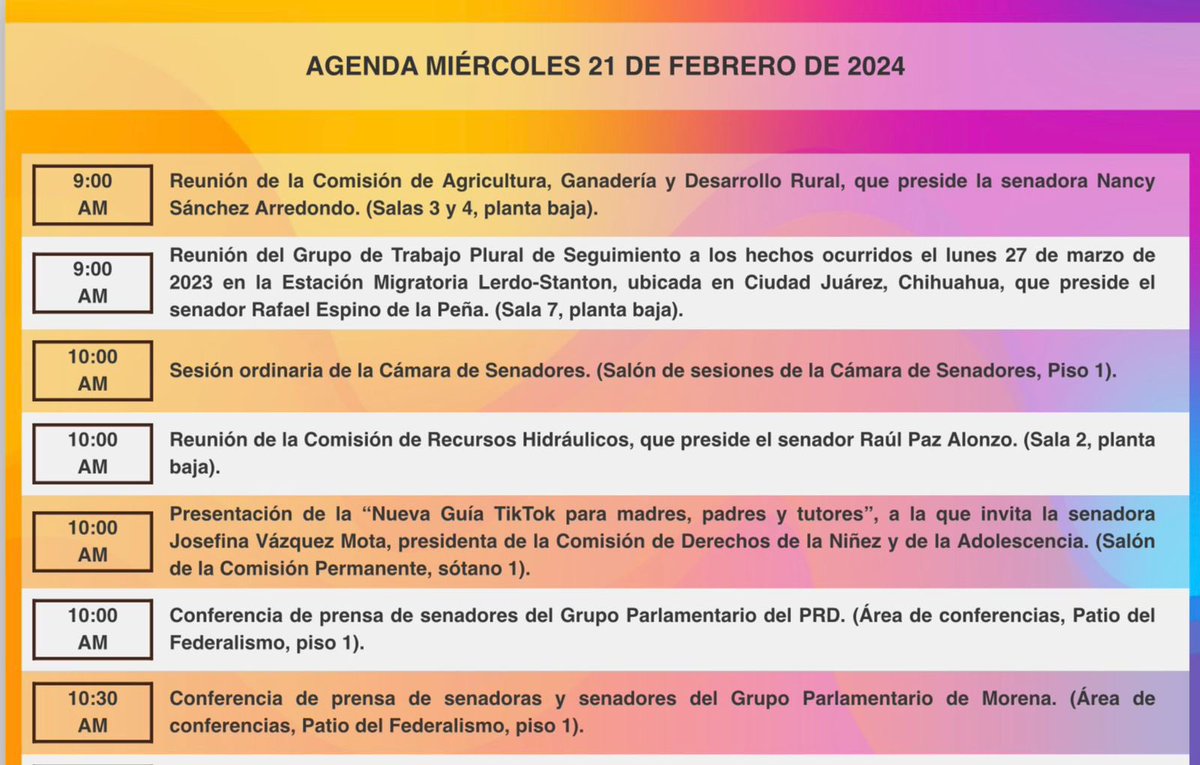 Senado de México tweet media