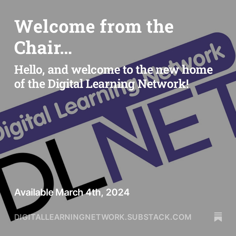 Coming soon...

After a short hiatus, DLNET is back!

Subscribe to our new website to be the first to find new articles, case studies and practical tips, straight to your inbox...

digitallearningnetwork.net

#DLNETChat #digitallearning #network