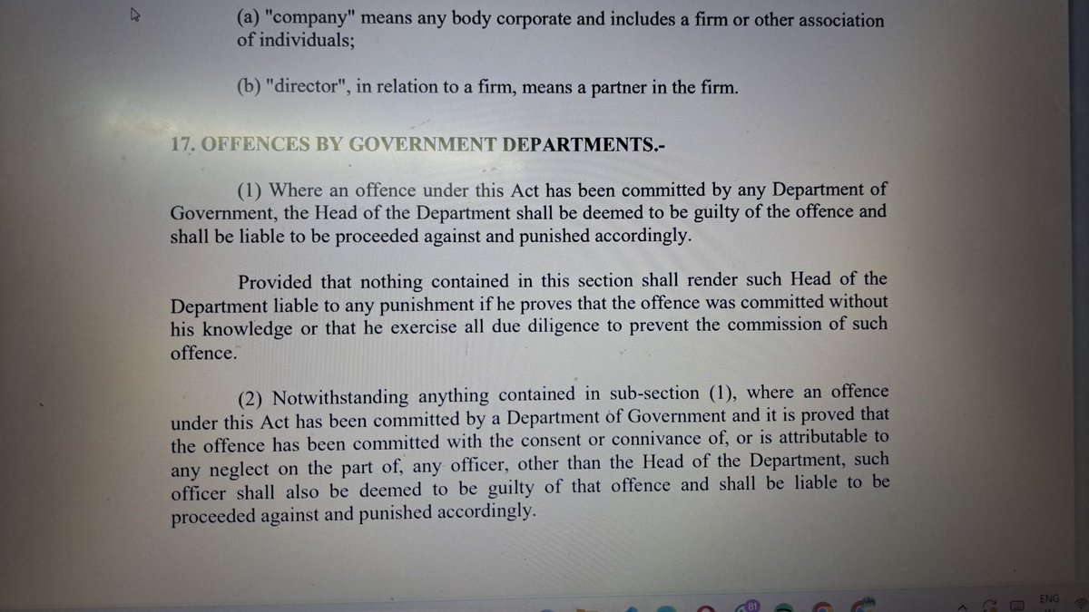 सरकारी बाबू होने का मतलब भगवान बनना हरगिज नहीं होता।

कानून कहता है की आप जरूर फंसोगे।

#FaridabadDisaster

<a href="/moefcc/">MoEF&CC</a> <a href="/cmohry/">CMO Haryana</a> <a href="/ndmaindia/">NDMA India | राष्ट्रीय आपदा प्रबंधन प्राधिकरण 🇮🇳</a> <a href="/MoHFW_INDIA/">Ministry of Health</a> <a href="/PMOIndia/">PMO India</a> <a href="/KPGBJP/">Krishan Pal Gurjar</a> <a href="/BJP4India/">BJP</a>