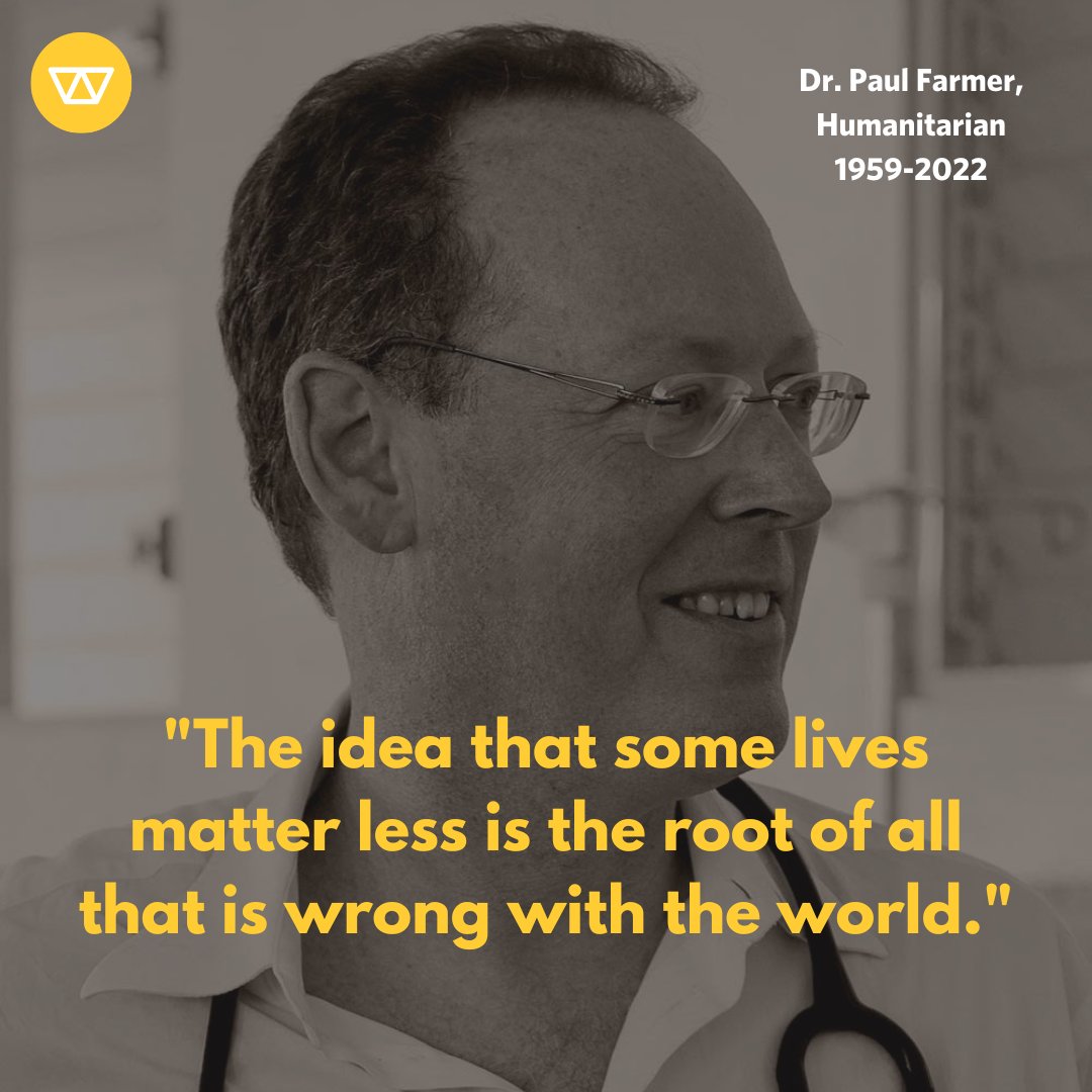Can you imagine the ripple 1 person can have on the world? 2 years ago, we lost a true champion, Dr. Paul Farmer. His legacy continues to inspire us, driving our mission to ensure that every person, regardless of where they were born, has access to life-changing medical care.