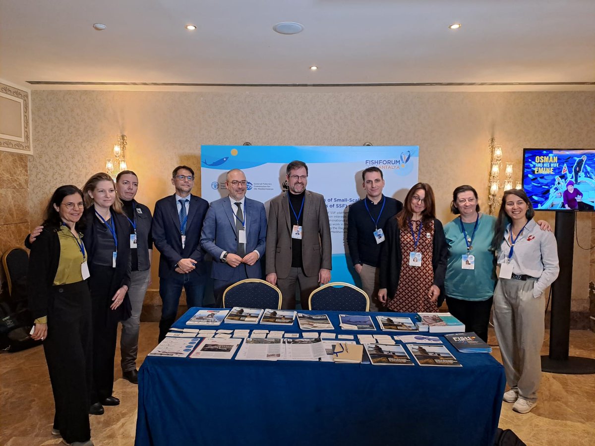 WWF_Med's tweet photo. The #FriendsofSSF are at the @UN_FAO_GFCM #FishForum2024 to share their expertise and discuss innovative approaches aimed at enhancing #climate resilience in small-scale fisheries and supporting scientific research.
https://t.co/lrbpODMuZ2 https://t.co/9QZskH3nAY