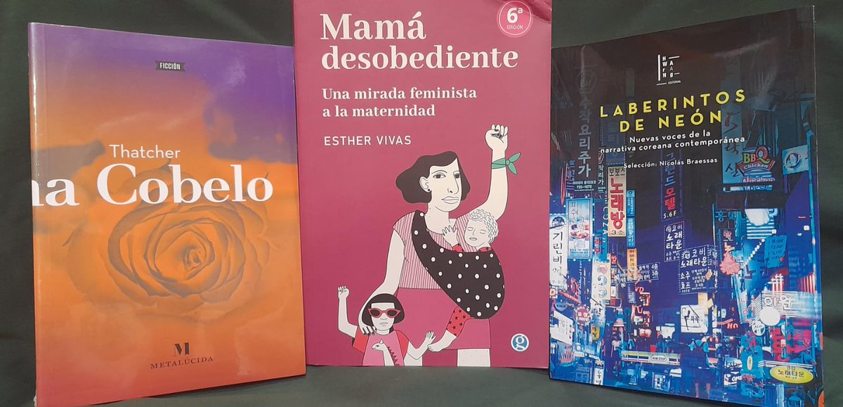 Bouquin_deTalar's tweet photo. Volvemos con todo!!! 📚SORTEO Bouquinistes📚

1er premio: "Mamá desobediente"
2do premio: "Thatcher"
3er premio: "Laberintos de neón"

Participás siguiendo a nuestra cuenta @Bouquin_deTalar , @ a una persona en comentarios y dando RT!!
Sorteamos el sábado 24 al mediodía 🥰❤️📚♻️ https://t.co/UJsdaHCQnt