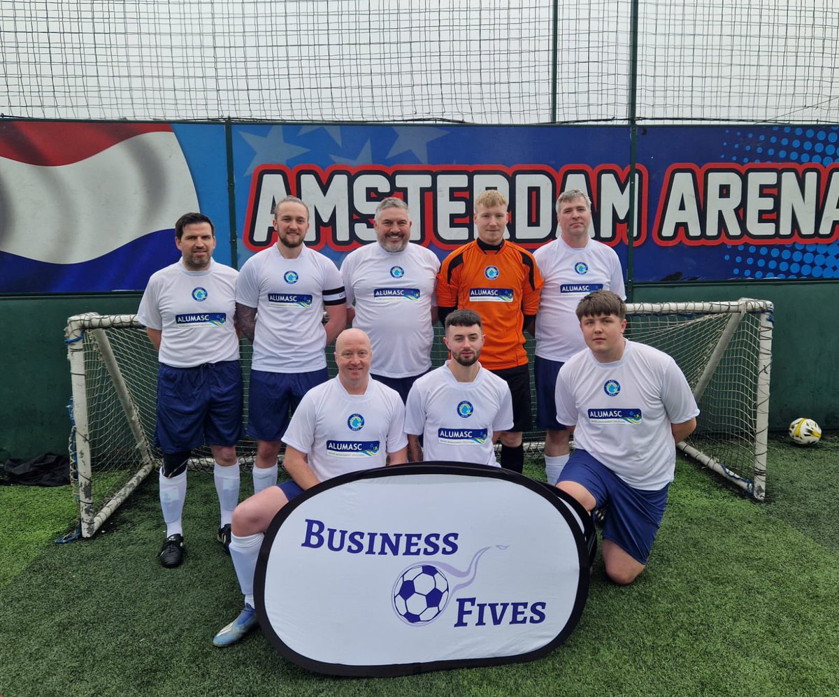 BusinessFives's tweet photo. Welcome @AlumascGroup to our Business Fives #Northampton event ⚽️ 

Good luck to the team playing in support of @MikaylaTeam! 👏🏼 https://t.co/9lpXqpDZHQ