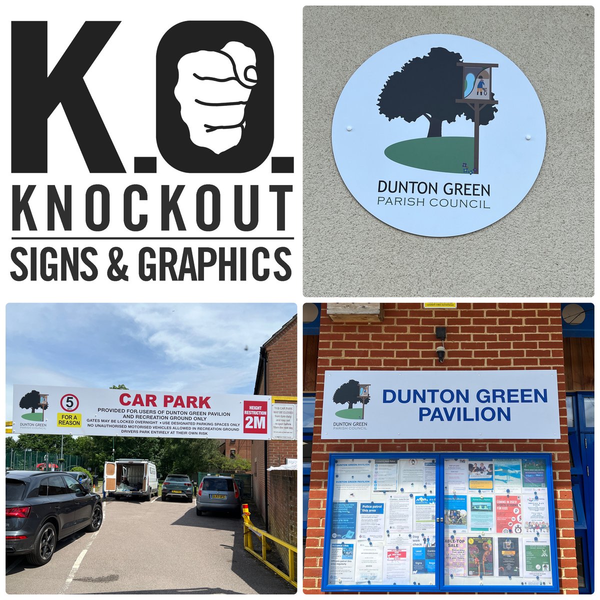 KnockoutPrint's tweet image. A recent refresh of signage for @duntongreenpc carried out by @knockoutsigns #knockoutsigns #dibond #acm #signs #shopsigns #signage at the newly named Dunton Green Pavilion. Very smart! Part 2 coming soon! knockoutsigns.co.uk