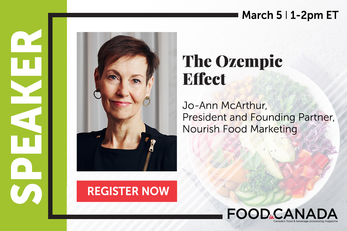 @nourishfoodmark's 2024 annual report predicts overall population decline & the #Ozempic effect will stall growth. Jo-Ann McArthur joins us on March 5 to offer more details & why F&B manufacturers needn't press the panic button. Registrations are open: us02web.zoom.us/webinar/regist…