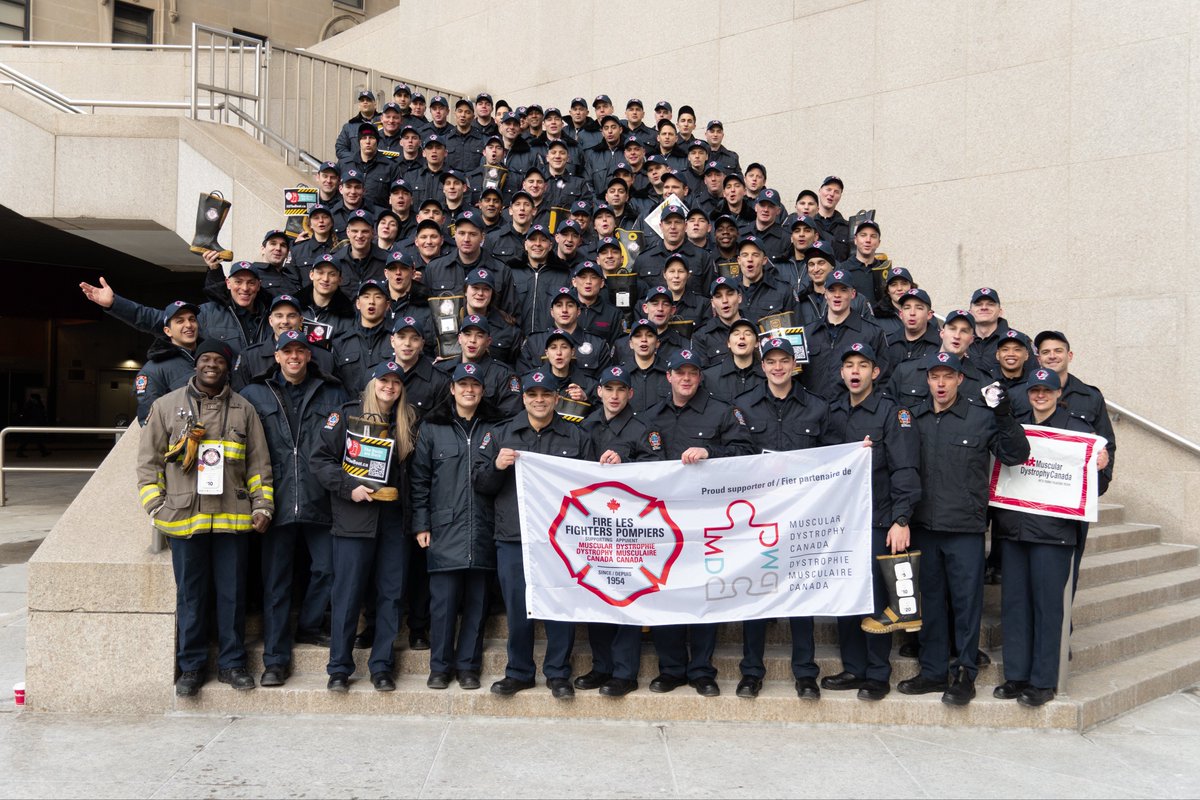 A great job today for our newest recruit class as we were raising money for MD Canada. Thank you to all of the very generous people of Toronto who helped to raise money for a great cause. @md_canada