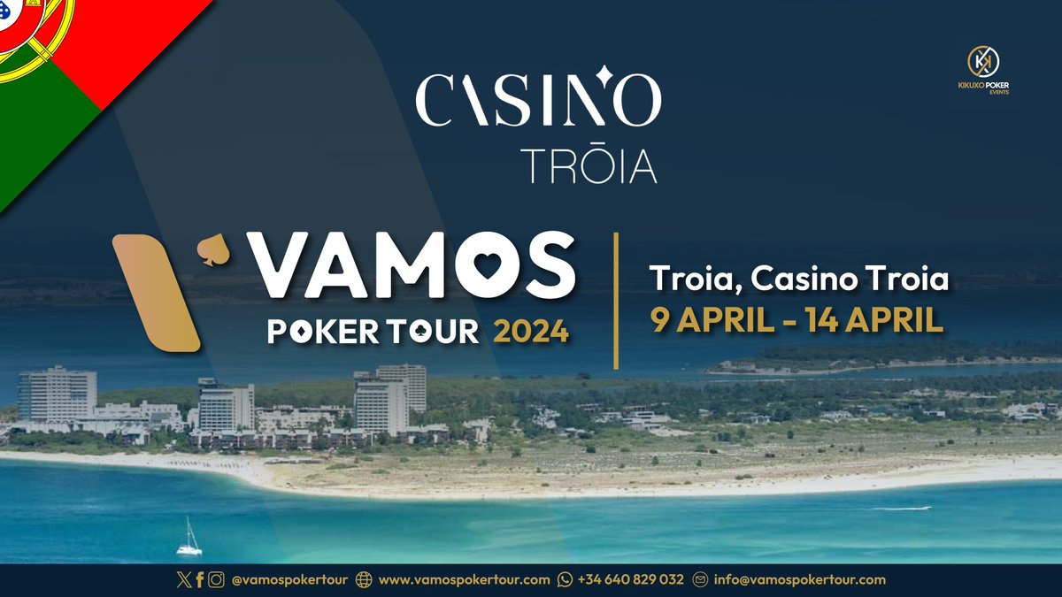 kikux0's tweet photo. 🎁Promo #VamosLadies para @VamosPokerTour Troia! 🇵🇹 

Cómo participar: 
1⃣ Sigue a @VamosPokerTour en Instagram, X o Facebook
2⃣ Registrate en el #ClubVPT
3⃣ Envía a @VamosPokerTour por MD tu historia en el póker / por qué quieres venir al VPT.  

Elegiremos a 9 finalistas que jugarán un S&G privado entre ellas… ¡y la ganadora se llevará el pack!  

🏨 4 noches de Apartamento (11-15 abr) 
🎟️ Entrada al ME de 350 €
👕 Merchandising VPT

Se agradece RT y que compartáis esta promo con las chicas que conozcáis que jueguen al poker. ☺️

Toda la info de la promo: https://t.co/4qO3kTG5eM