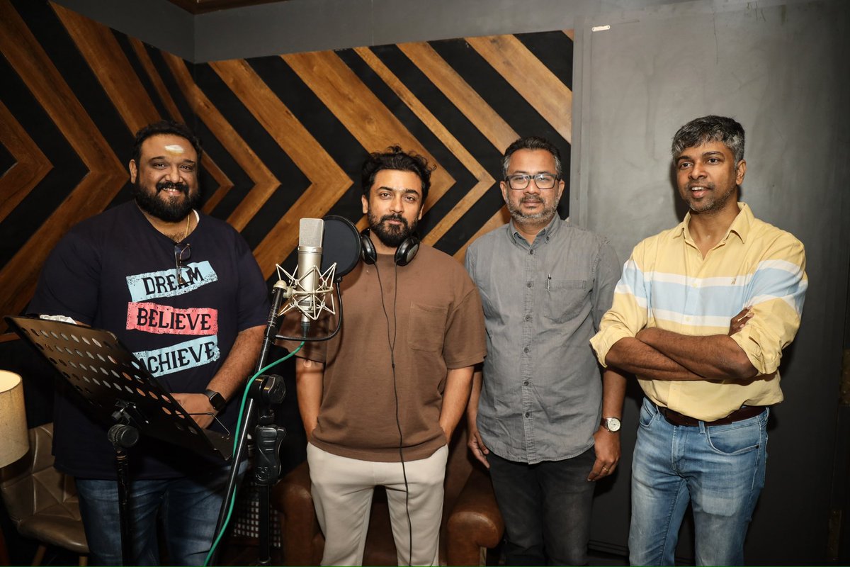 rajakumaari's tweet photo. . @StudioGreen2  #Kanguva 🦅 @Suriya_offl 
#AadnahArtsStudios 
#Postproductions 
@thedeol @DishPatani @directorsiva @ThisIsDSP @GnanavelrajaKe @UV_Creations @KvnProductions @PenMovies @NehaGnanavel @saregamasouth @KanguvaTheMovie https://t.co/sIAvgZzKT3