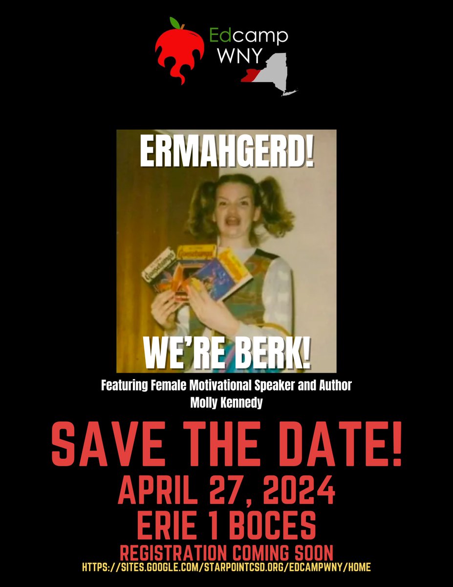 We’re back! April 27th at Erie 1 BOCES! Registration coming soon! sites.google.com/starpointcsd.o…