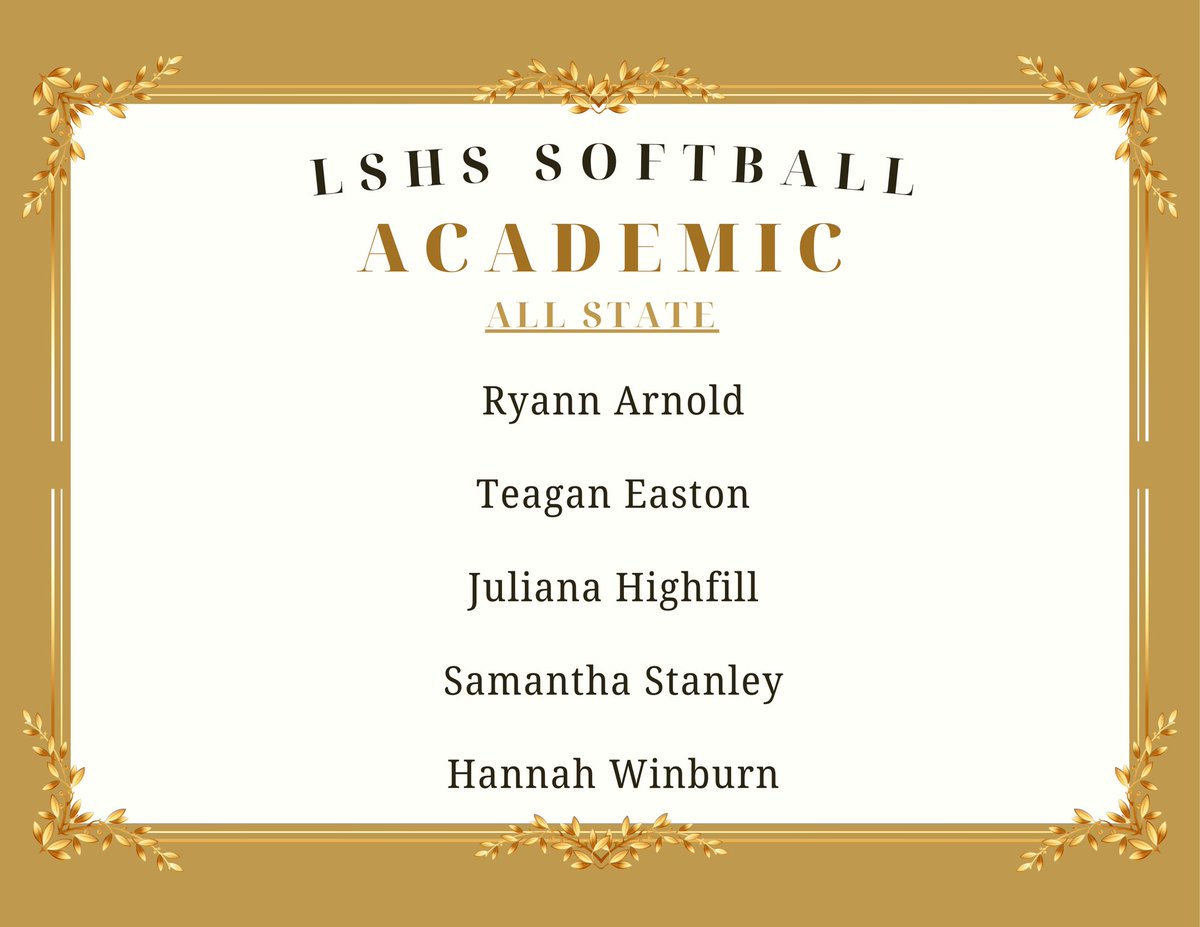 Our program strives to put the student in student-athlete and our team has proved it! Congratulations, Tigers 🐯