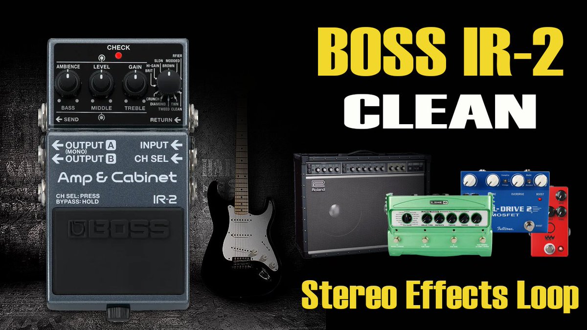 DirectRecording's tweet photo. Hello, new video! Boss IR-2 CLEAN Amp / Stereo Effects Loop: https://t.co/7urE3x9AUj
...
#bossir2 #ir2 #bosspedals https://t.co/tXPiUUT4Qy