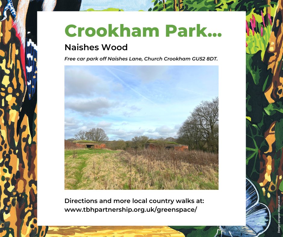 Visit Naishes Wood for fine views of the surrounding countryside and, more intriguingly, a large number of World War II pillboxes, once part of a line of defence that ran from Hook to Salisbury! 🌿
👉 tbhpartnership.org.uk/greenspace/cro…

#GreenspaceOnYourDoorstep #ChurchCrookham #Ewshot