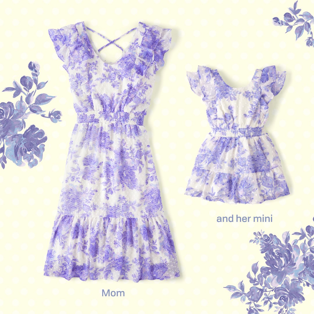 L💜VE this mom + me matching moment! Shop it now, only at @TheChildrensPlace.

Shop here 👉 bit.ly/49A0YtQ