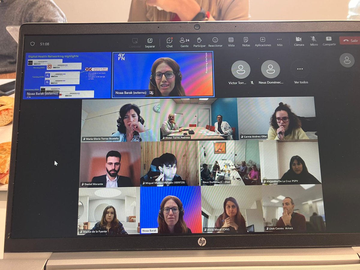 CSC_Consorci's tweet photo. 💻 @noaabarak ha participat avui en la reunió d'#iNexesCSC a la Fundació Hospital d’Olot i Comarcal de la Garrotxa (@hospiolot).
🗣️ L'Strategy Manager del @4YFN_MWC 📲, que se celebrarà la setmana vinent, ha parlat de l'objectiu del congrés en l'àmbit de la salut. https://t.co/UYYlHFDIus