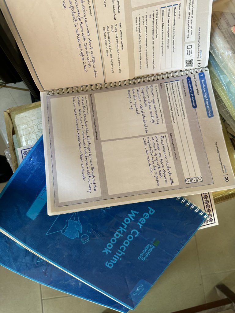 Tick tick tick - top work and hats off to the team at Peecom Maranatha - last time I was here we were planning but it was all theory, now it’s reality. #peercoaching <a href="/InspirngTeachrs/">Inspiring Teachers</a>.