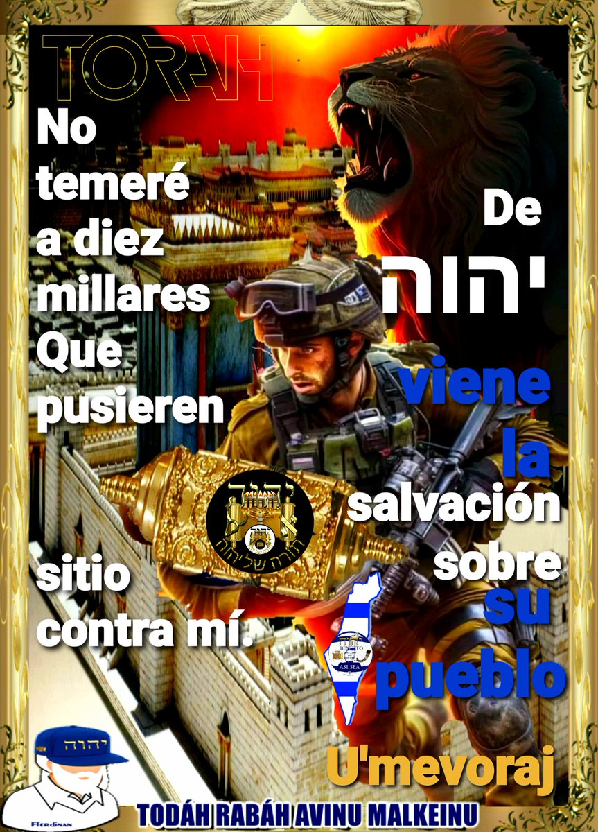 FferdinanRaf's tweet photo. No temeré a decenas de millares de gente, que me acosan por todos los flancos. https://t.co/6mTTgenTih
