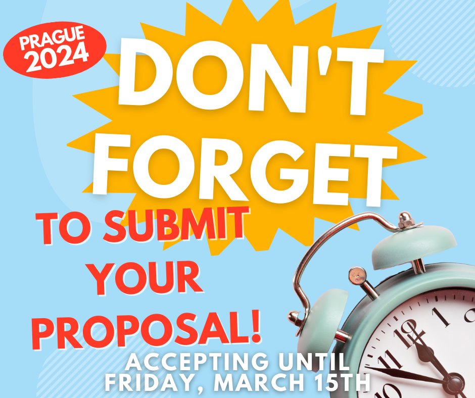 AINNetwork's tweet image. The 2024 AIN Global Conference in Prague is seeking passionate thought leaders, practitioners, and YOU!

Submit your proposal by March 15th and join us in exploring the theme: Tune The Future. 

Don't miss out! Submit your proposal today: appliedimprovisationnetwork.org/prague2024#RFPs