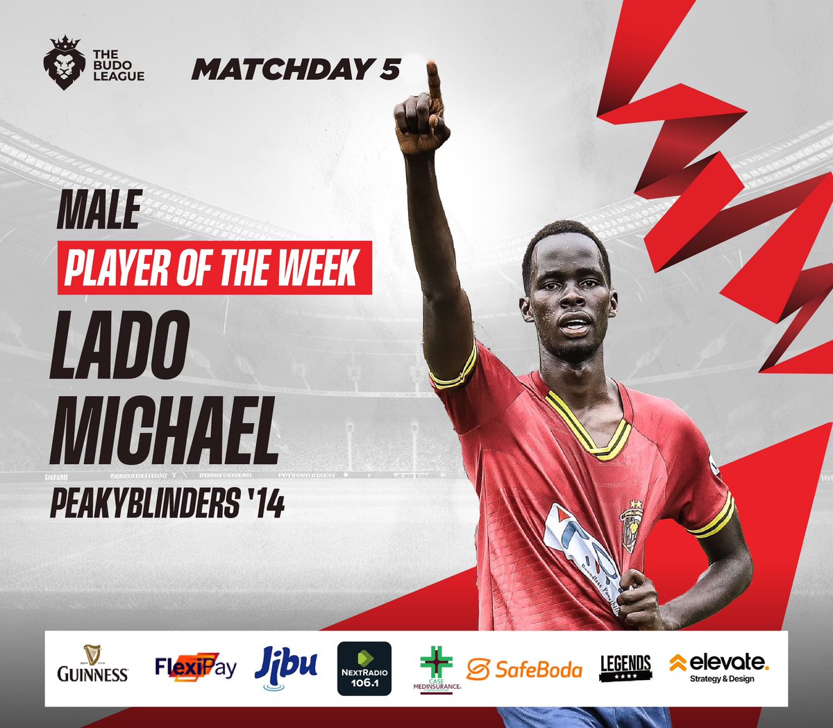 TheBudoLeague's tweet photo. Scored @PB_budo14’s first goal of the season ✅
Guided @PB_budo14 to their first win of the season 🙌

Congratulations to Lado Micheal, Male Player of the week 👏

#TBL7 https://t.co/VRwF8LUJgX
