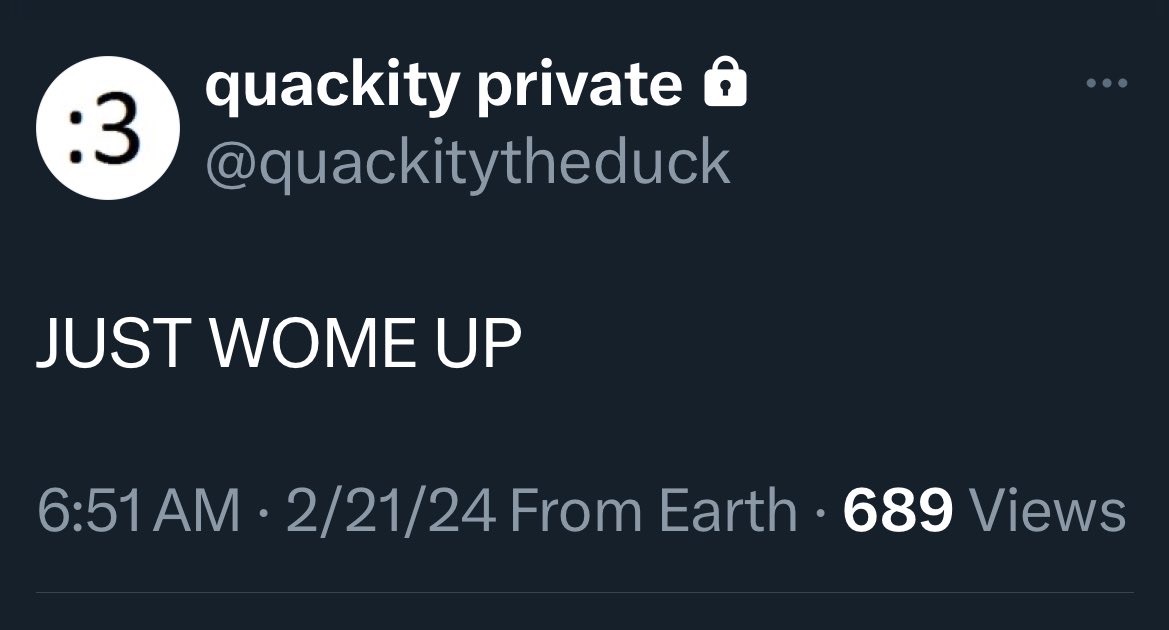 privatedsmp's tweet photo. @.quackitytheduck : JUST WOME UP https://t.co/5o0UOriMIW