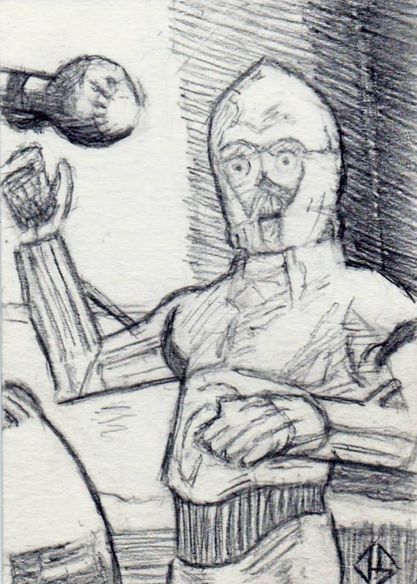 #HappyBirthday, #AnthonyDaniels! (jediinsider.com/index.php?cati…) #StarWars #C3PO #SeeThreepio #Sketchcards #StarWarsArt #JasonShoemaker