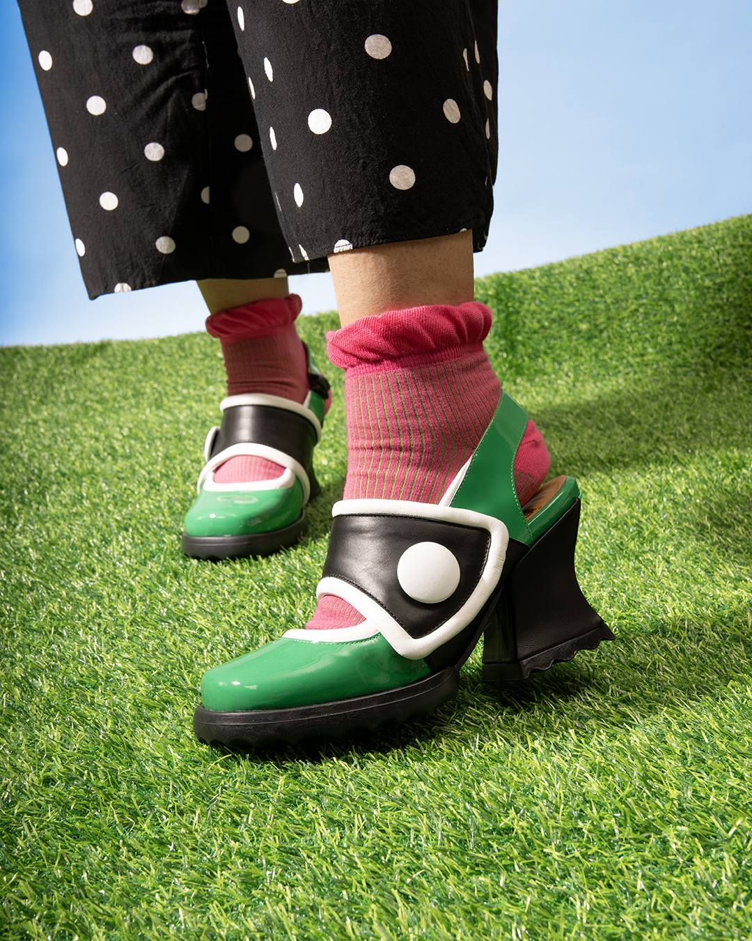 John Fluevog Shoes on X: The grass is always greener w/ new spring  Fluevogs on your side. 🌱 Shop the Stop It STANICA slingback in-store &  online now.  ⁠ Also pictured