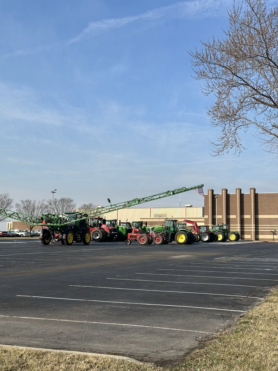 Drive your tractor to school day for FFA week! 
#TitanPride