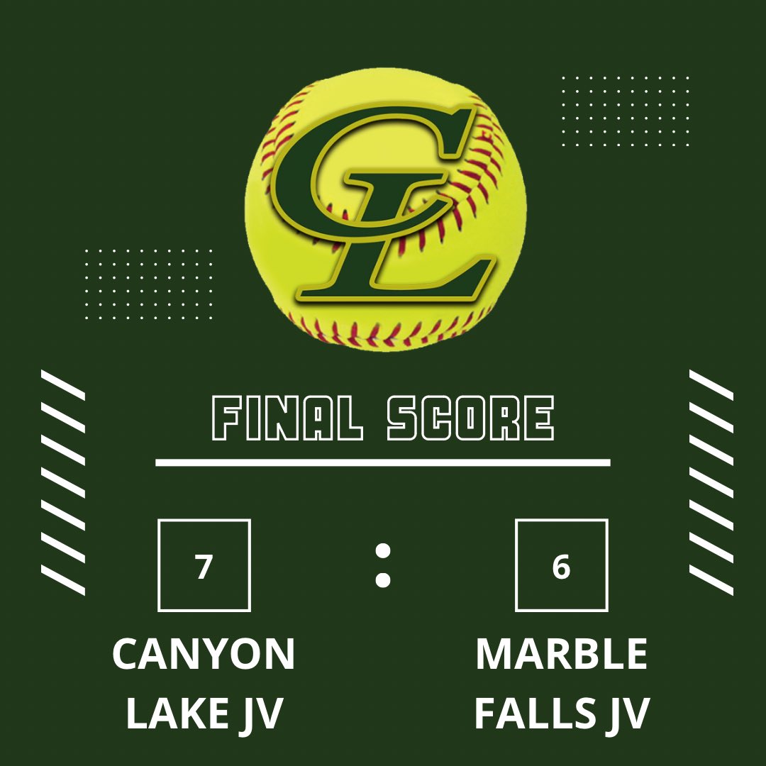 Canyon Lake Softball tweet media